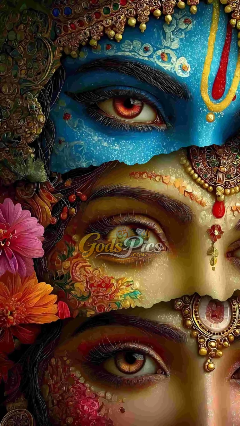 Divine Eyes Decoration Background HD Wallpaper Download