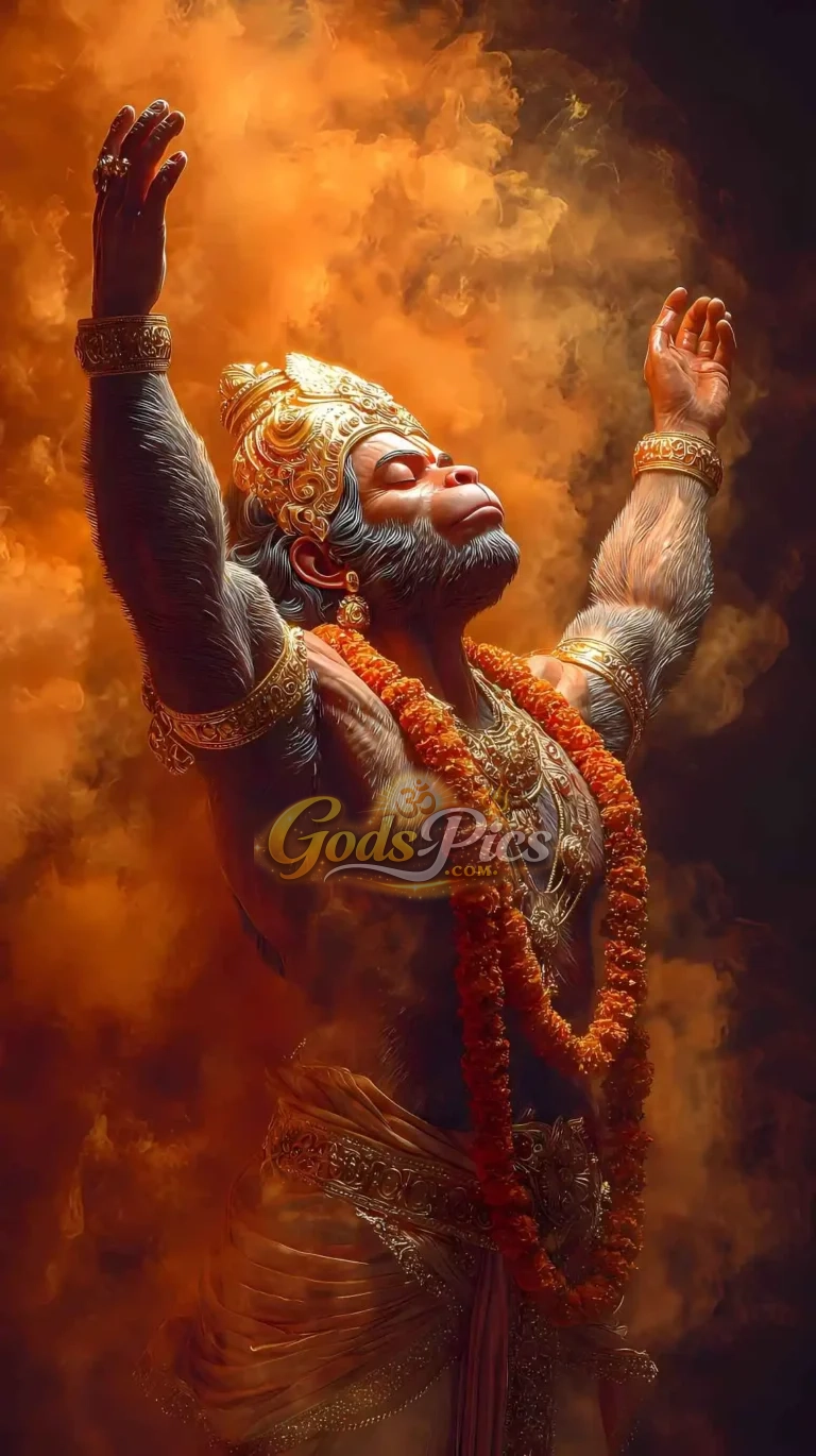 Lord Hanuman Powerful  High-Resolution Images For Wallpaper