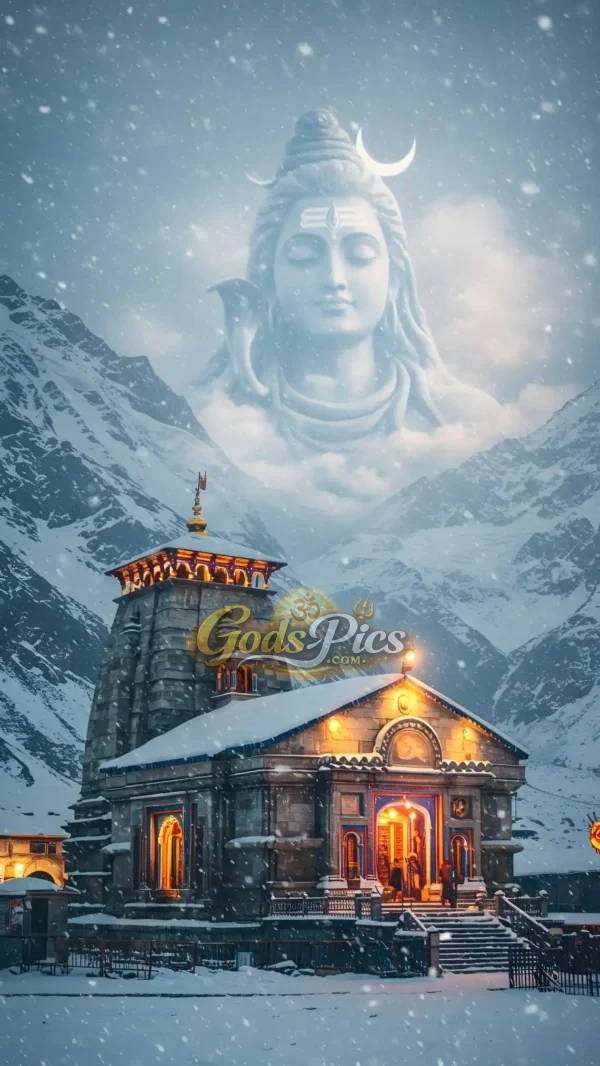 Lord Shiva Kedarnath Temple Mobile Wallpaper