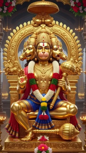 Panchmukhi Hanuman ji High-Resolution 3 Set Images