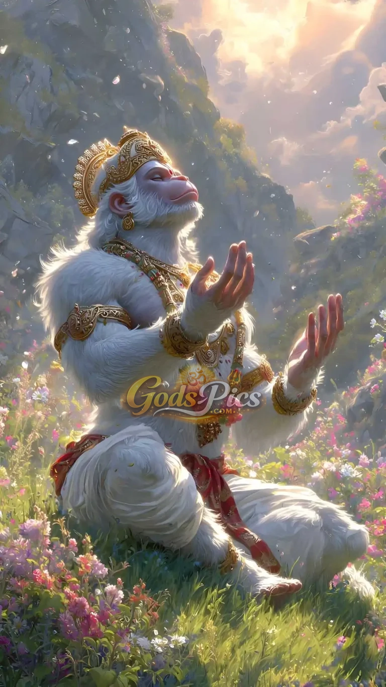 Lord Hanuman Prey Powerful Ultra High-Resolution Images