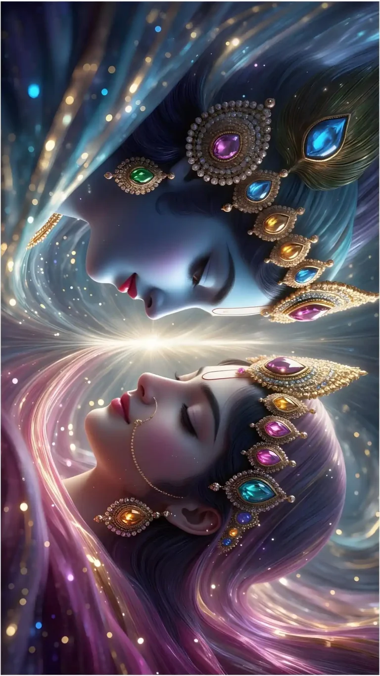 Radha Krishna Divine Love Ultra HD Computer Wallpaper