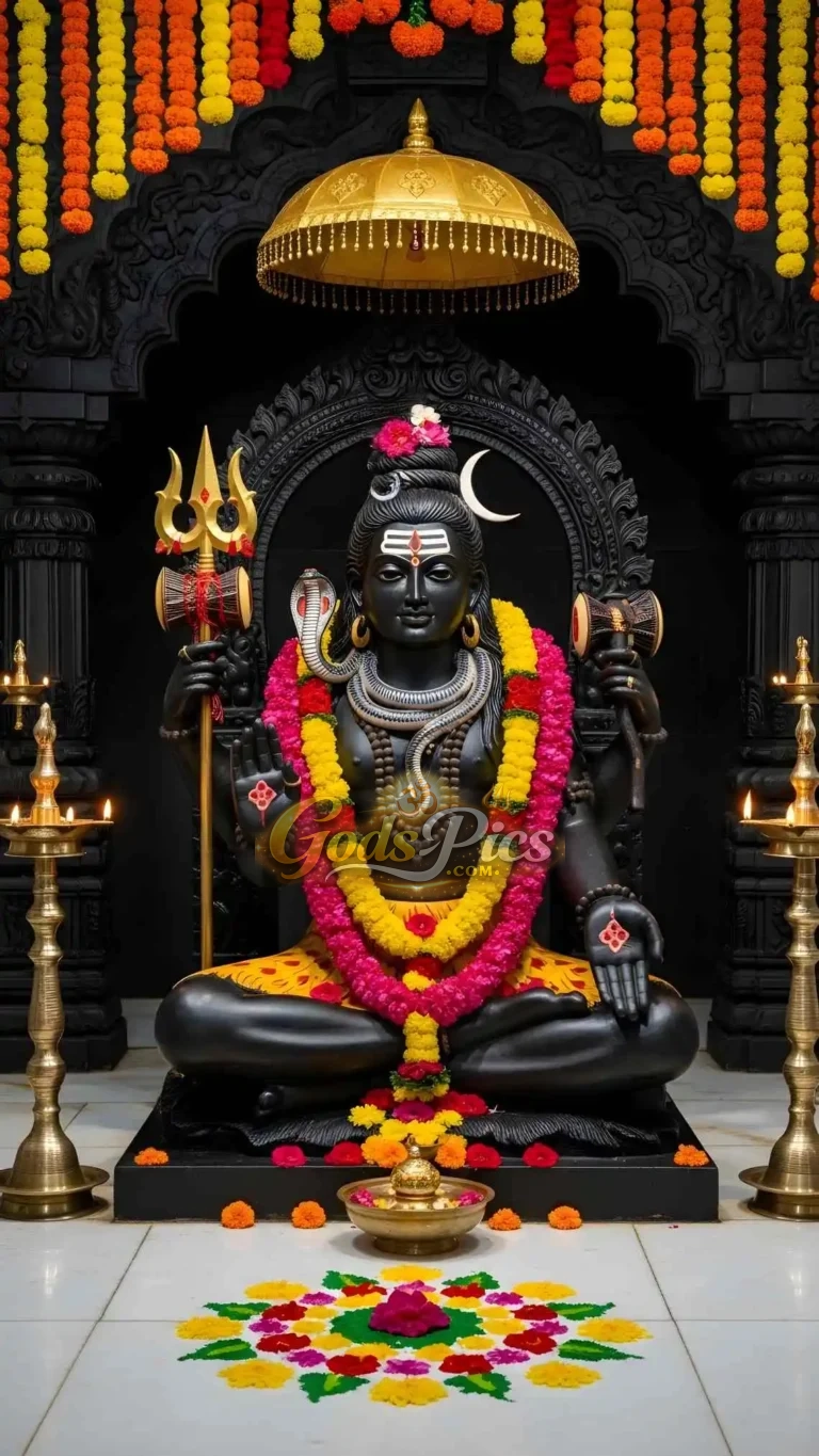 Lord Shiva in Deep Meditation Image