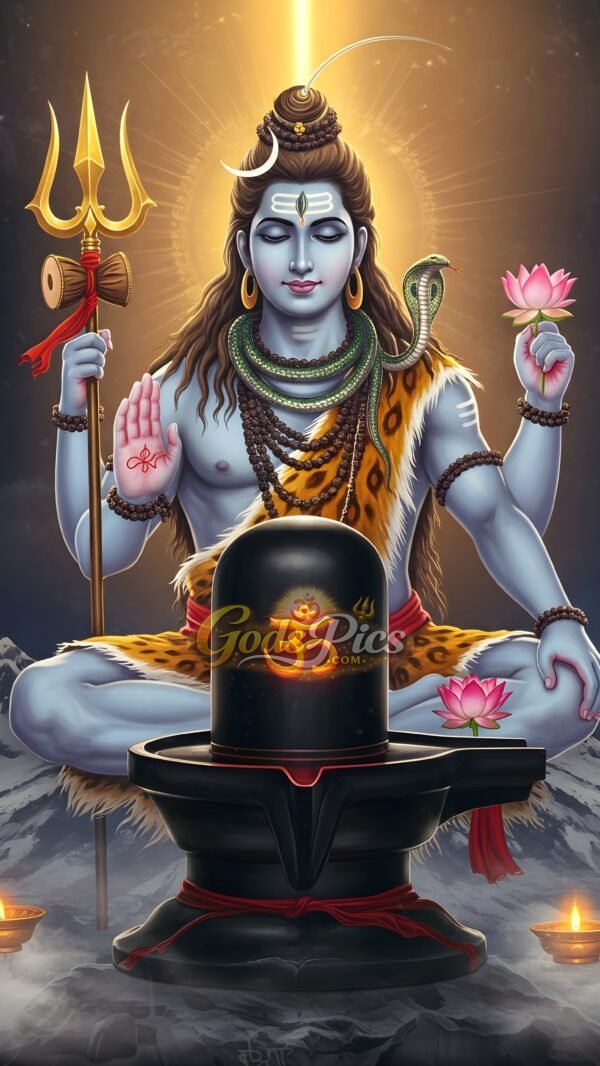 Lord Shiva in Deep Meditation HD Wallpaper (2 Images)