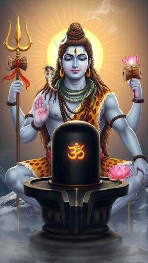 Lord Shiva in Deep Meditation Image (2 Set ) HD 8K