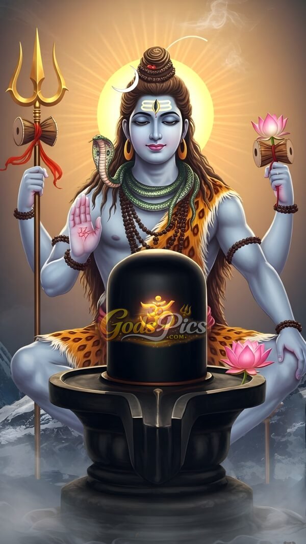 Lord Shiva in Deep Meditation HD Wallpaper (2 Images)