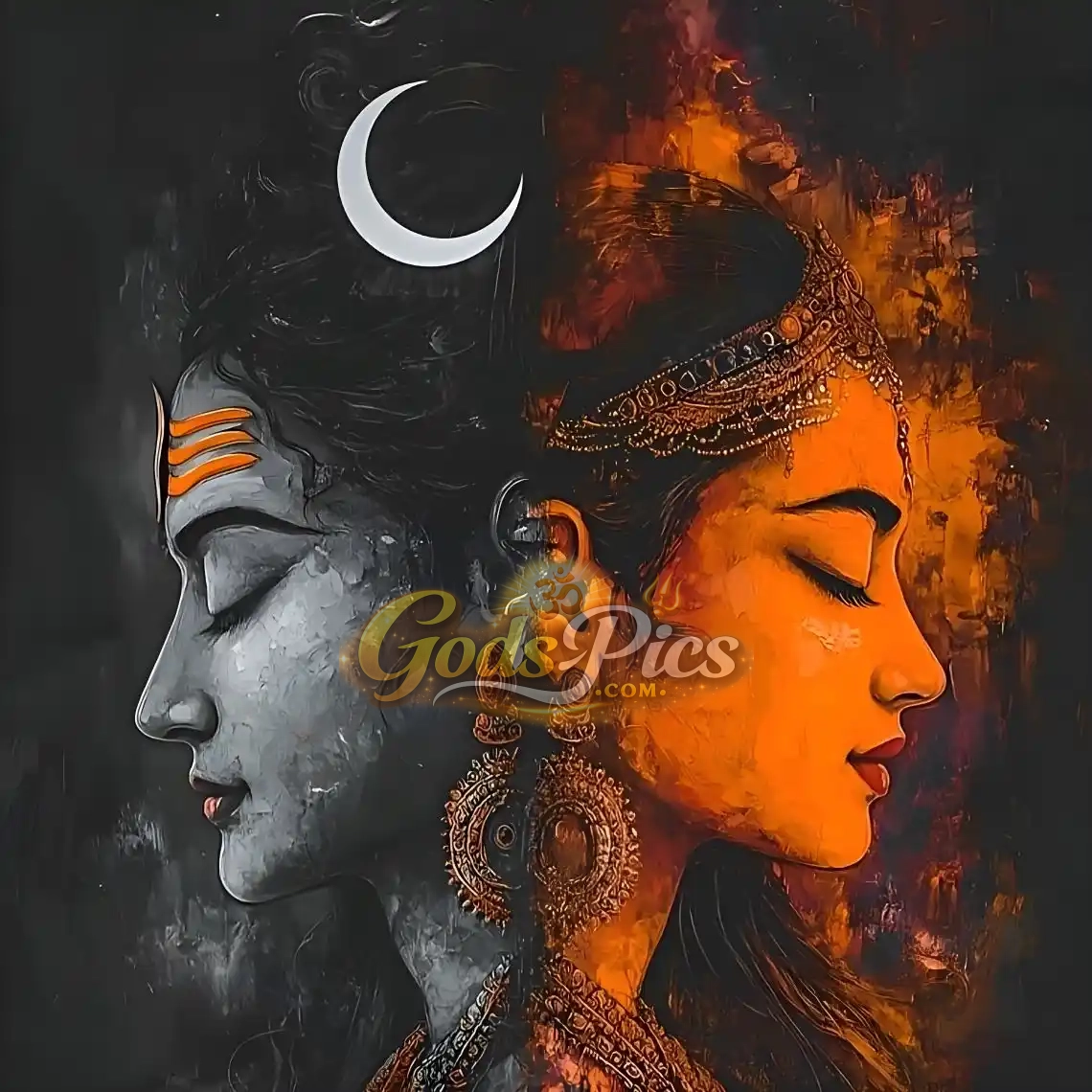 Shiva Parvati Mobile Wallpaper