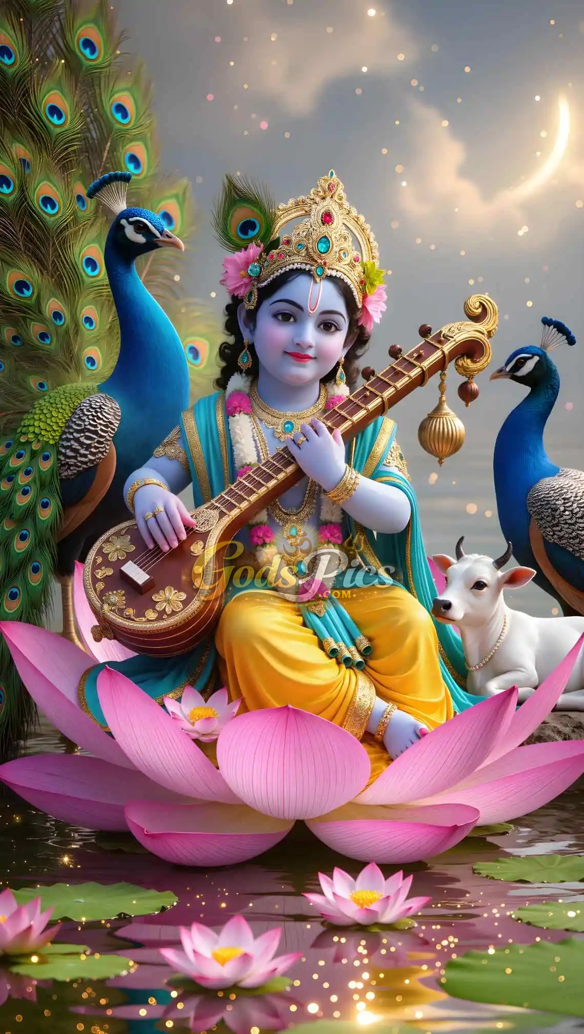 Divine Bal Krishna HD Wallpaper (2 Set Images) - Image 2