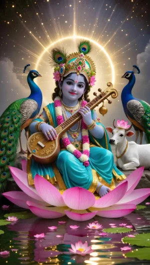 Divine Bal Krishna HD Wallpaper