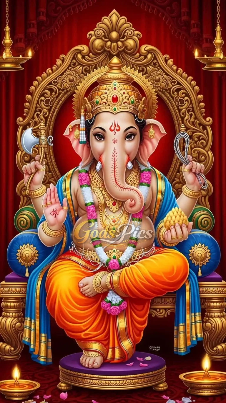 Lord Ganesha Full HD Wallpaper (4 Set Image)