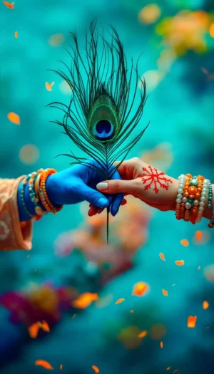 Divine Gods Hand Decoration Image Wallpaper