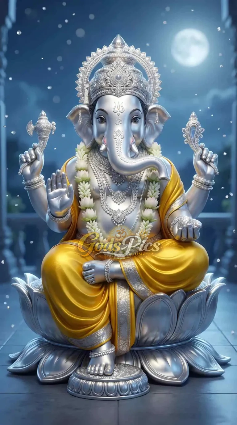 Lord Ganesha Full HD Wallpaper (2 Set Image)