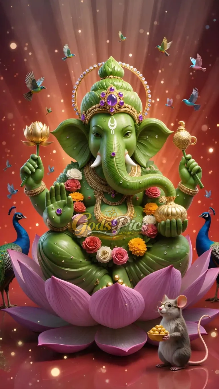 Lord Ganesha HD Wallpaper (4 Set Image)