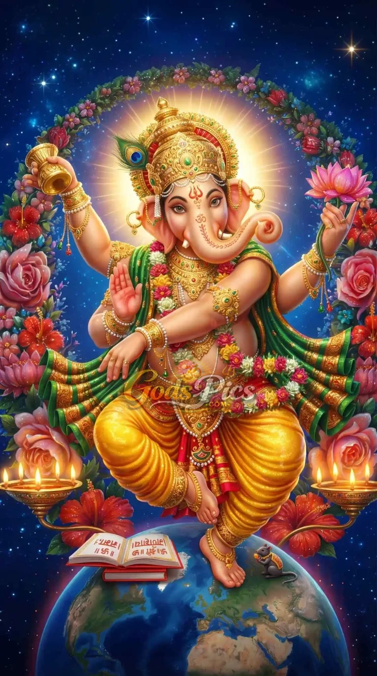 Lord Ganesha Ji HD Wallpaper (2 Set Image)