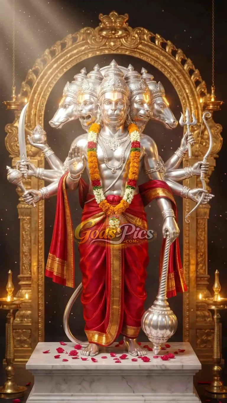 Panchmukhi Hanuman ji HD Image (2 Set Image)