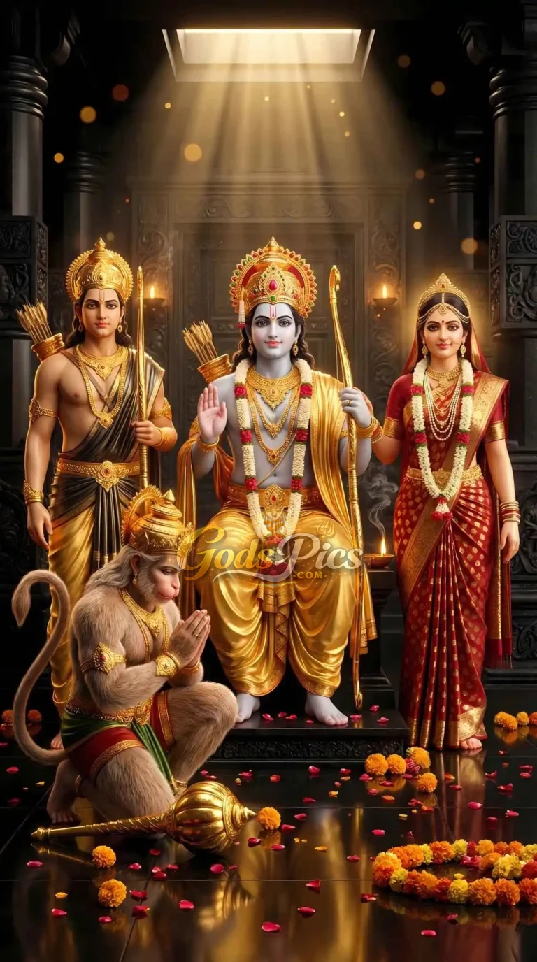 Shri Ram Darbar HD Wallpapar (2 Set Image)