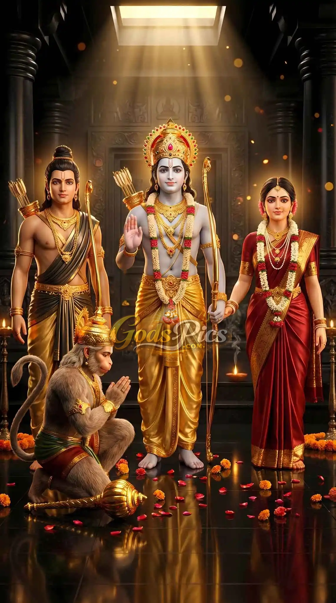 Shri Ram Darbar HD Wallpapar (2 Set Image) - Image 2
