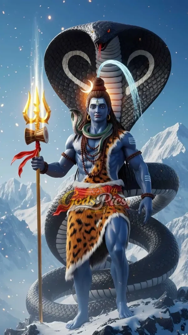 Lord Shiva in Stand Pose HD Mobile Wallpaper By Gods Pics