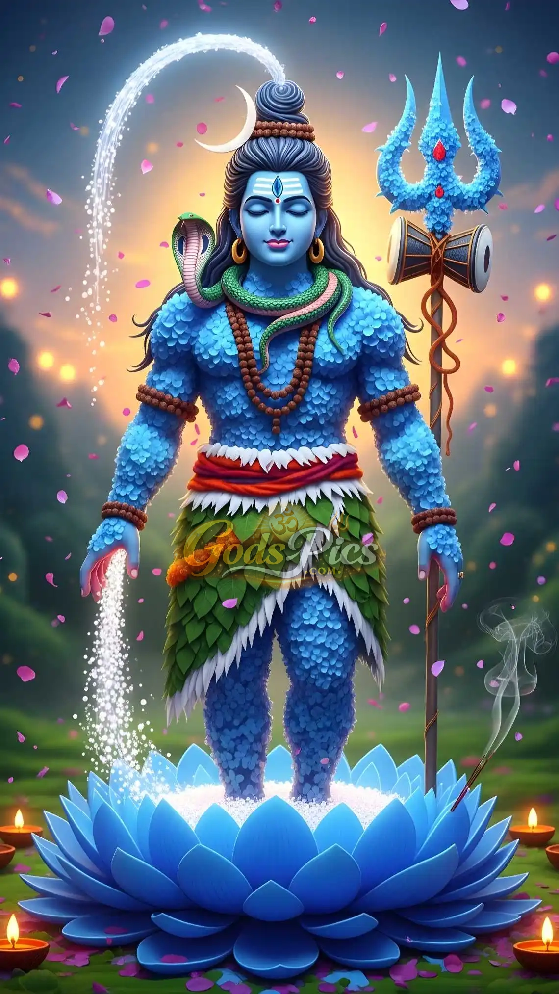 Divine Lord Shiva Mobile Wallpaper