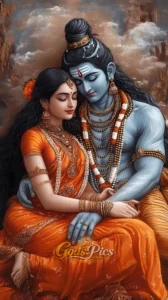 Lord Shiva And Parvati Premium HD Wallpapar