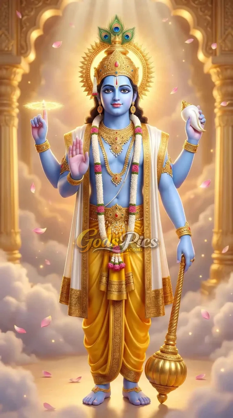 Lord Vishnu Powerful High-Resolution Images (2 Set Image)
