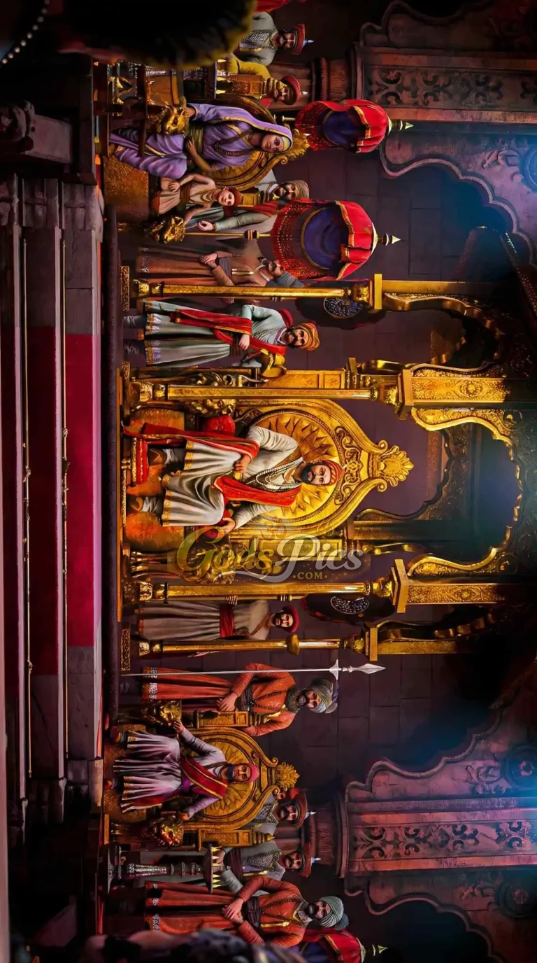 Chhatrapati Shivaji Maharaj Royal Darbar Painting Wallpaper