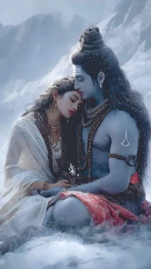 Lord Shiva And Parvati HD Wallpaper