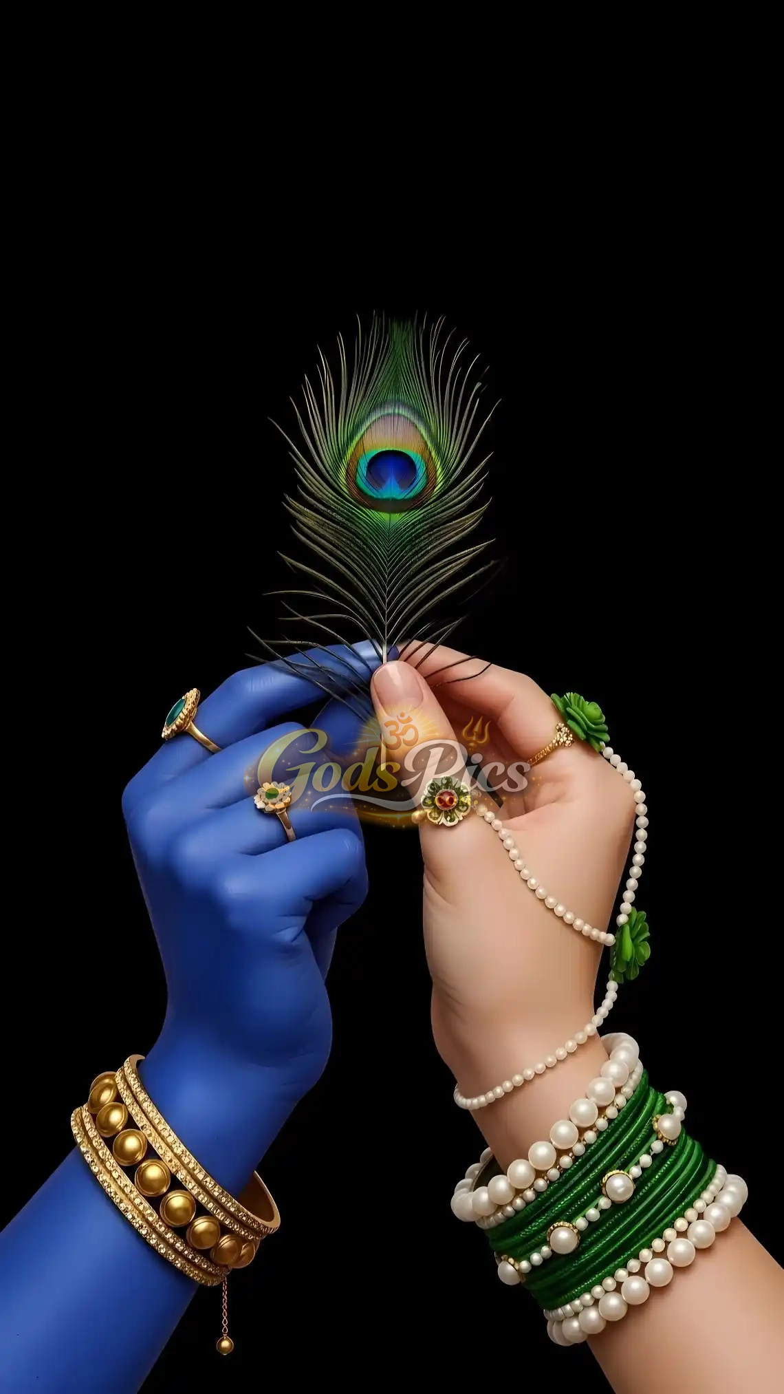 Divine Gods Hand Decoration HD Wallpaper