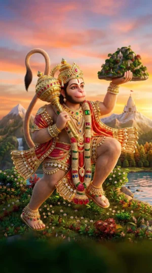 Lord Hanuman Powerful Full HD Wallpaper