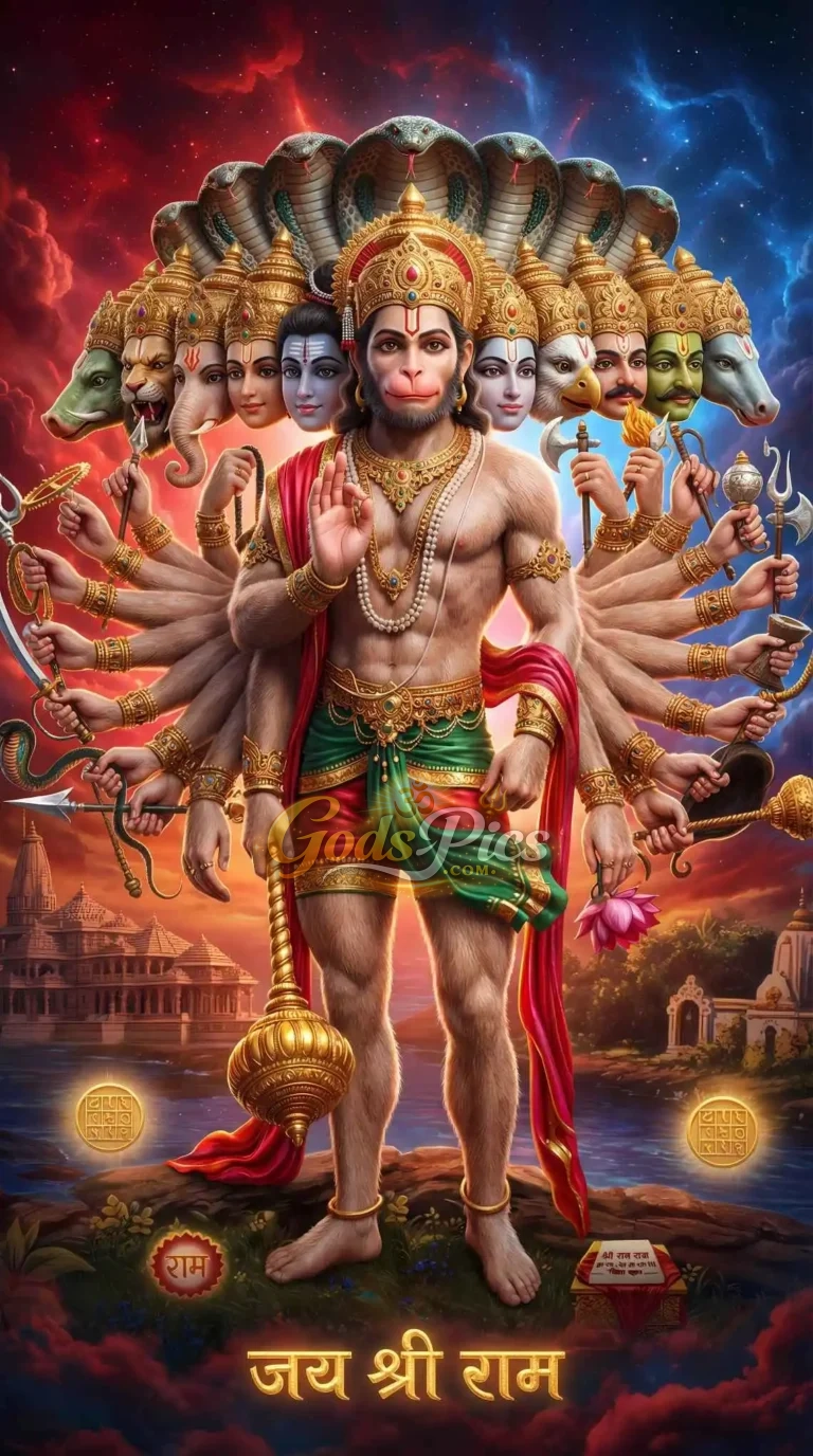 Panchmukhi Hanuman ji HD Wallpaper