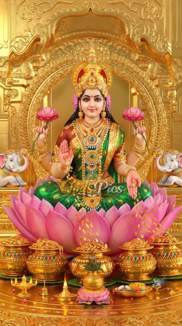 Laxmi Maa – Premium Spiritual Digital Art By Gods Pics