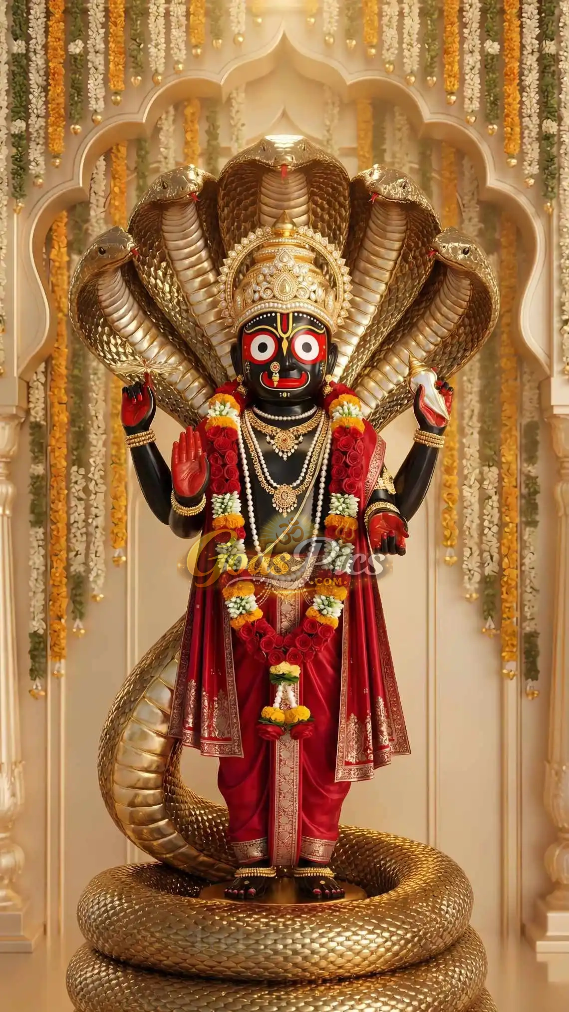 Lord Jagannath HD Divine Wallpaper | Jagannath Swamy Spiritual Artwork | Hindu God Temple Poster Digital Download