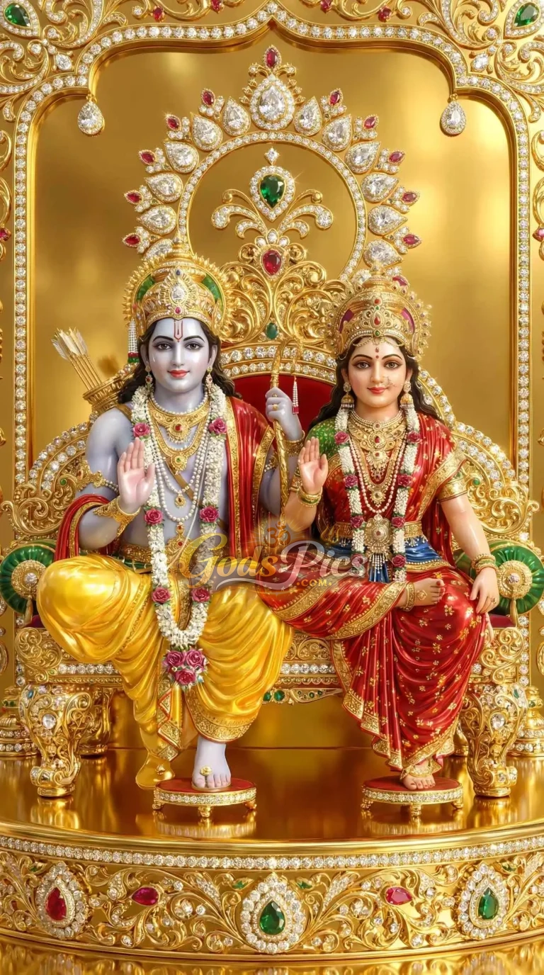 Lord Ram And Maa Sita Divine HD Image (2 Images)