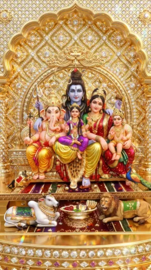 Divine Shiva Family HD Wallpaper By Gods Pics