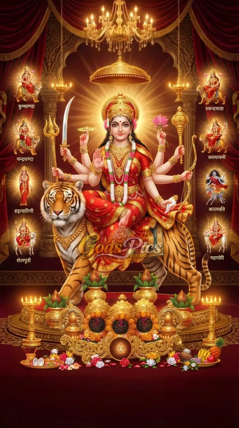 Maa Durga NavDurga HD Divine Wallpaper (2 Images)