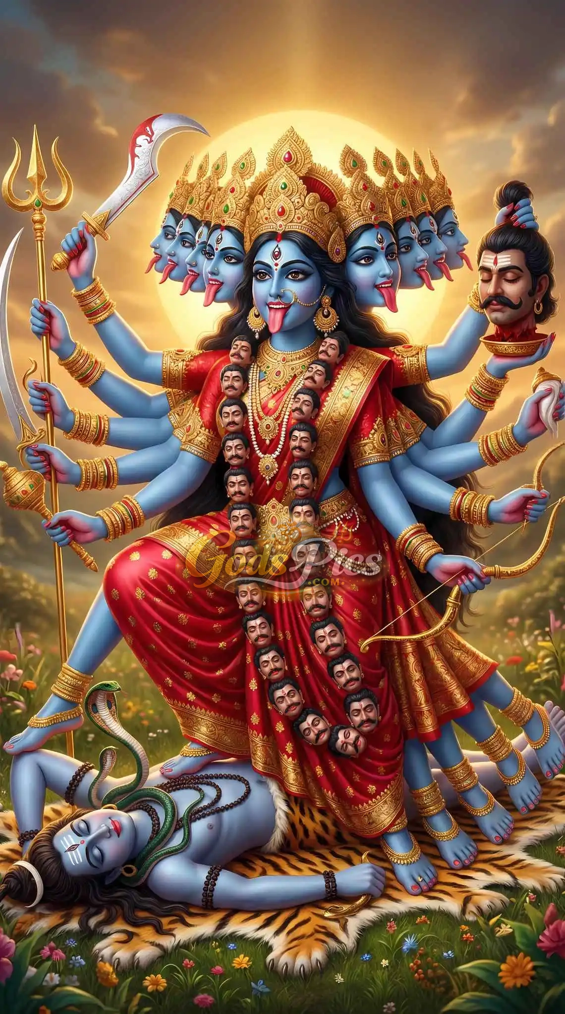 Goddess Kali Divine HD Wallpaper