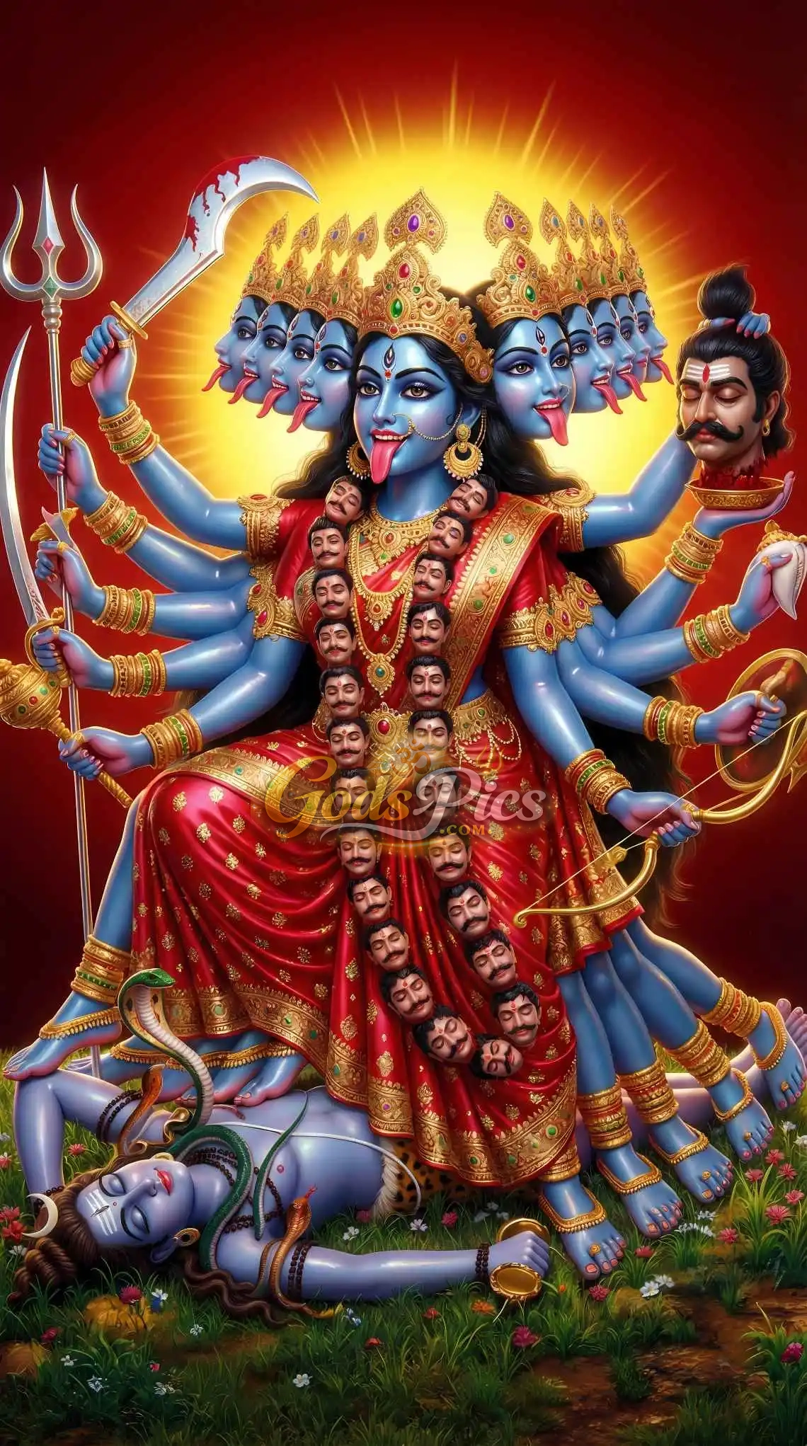 Goddess Kali Divine HD Wallpaper (2set Images) - Image 2