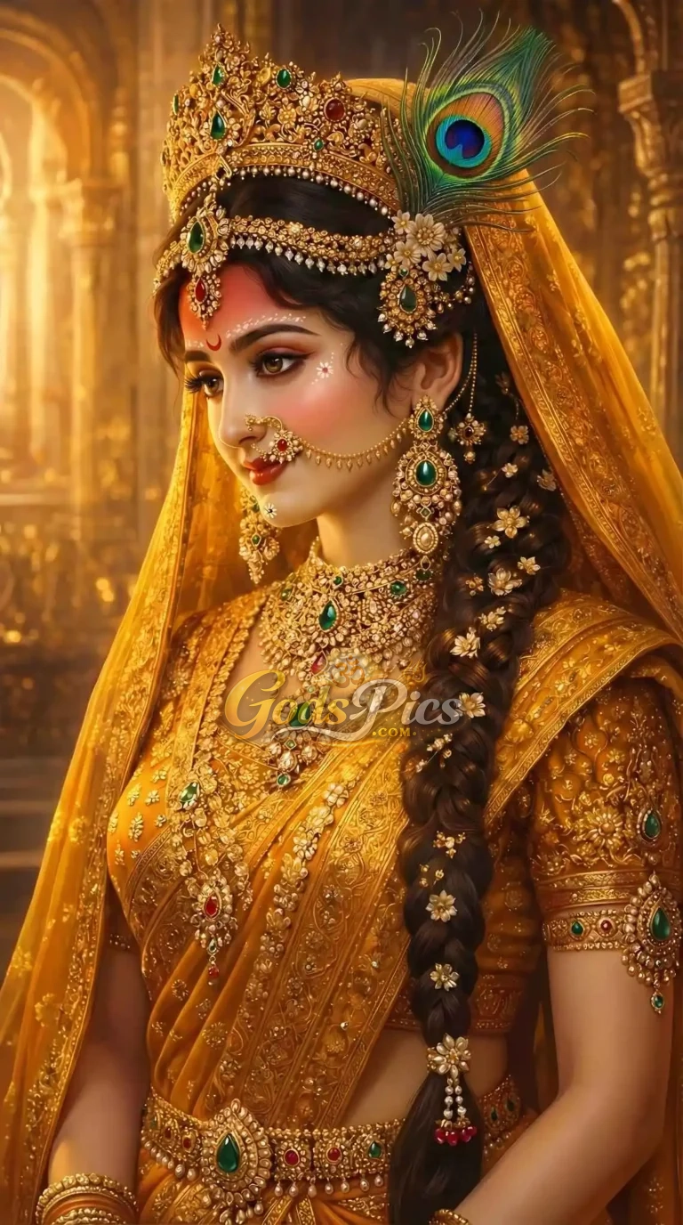 Radha Rani Digital Art Image