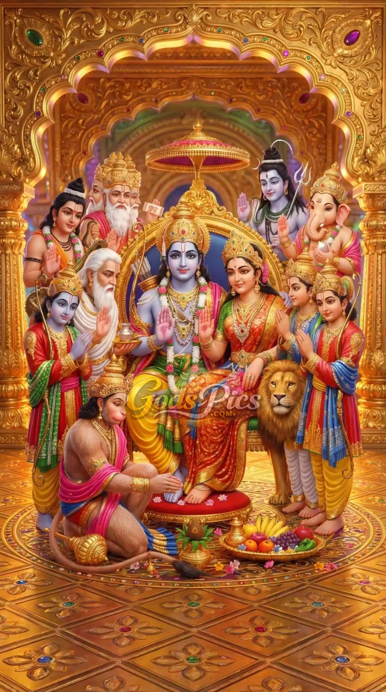 Shri Ram Darbar HD Wallpaper