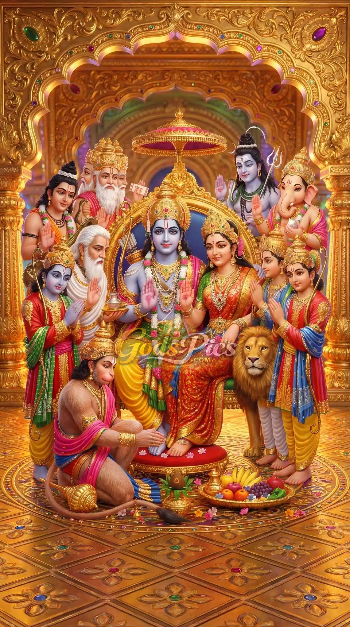 Shri Ram Darbar HD Wallpapar