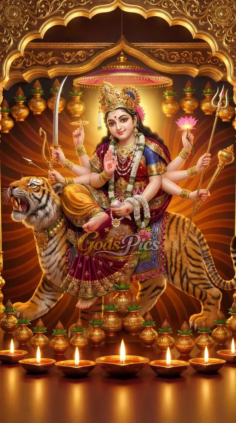 Maa Durga 8K HD Divine Wallpaper (2 Images)