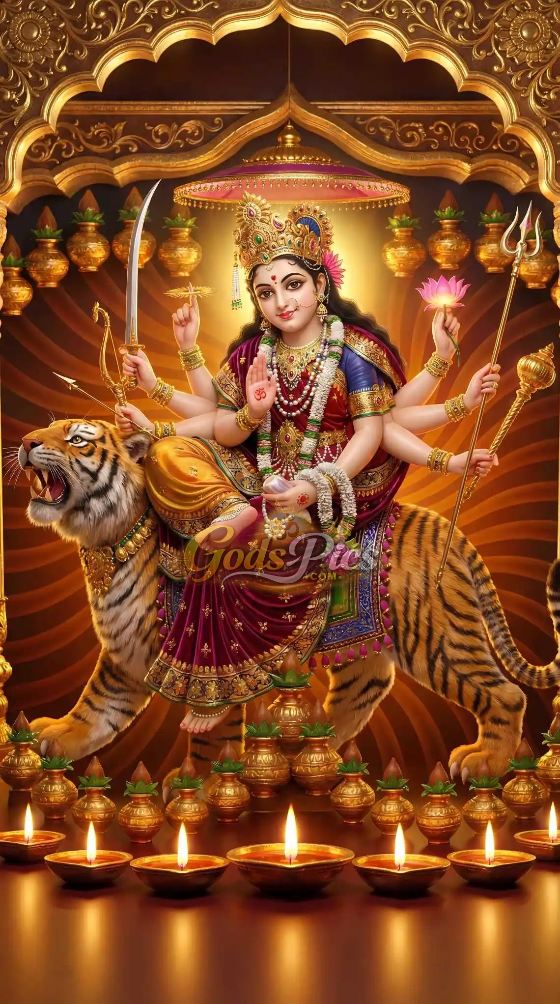 Maa Durga 8K HD Divine Wallpapers