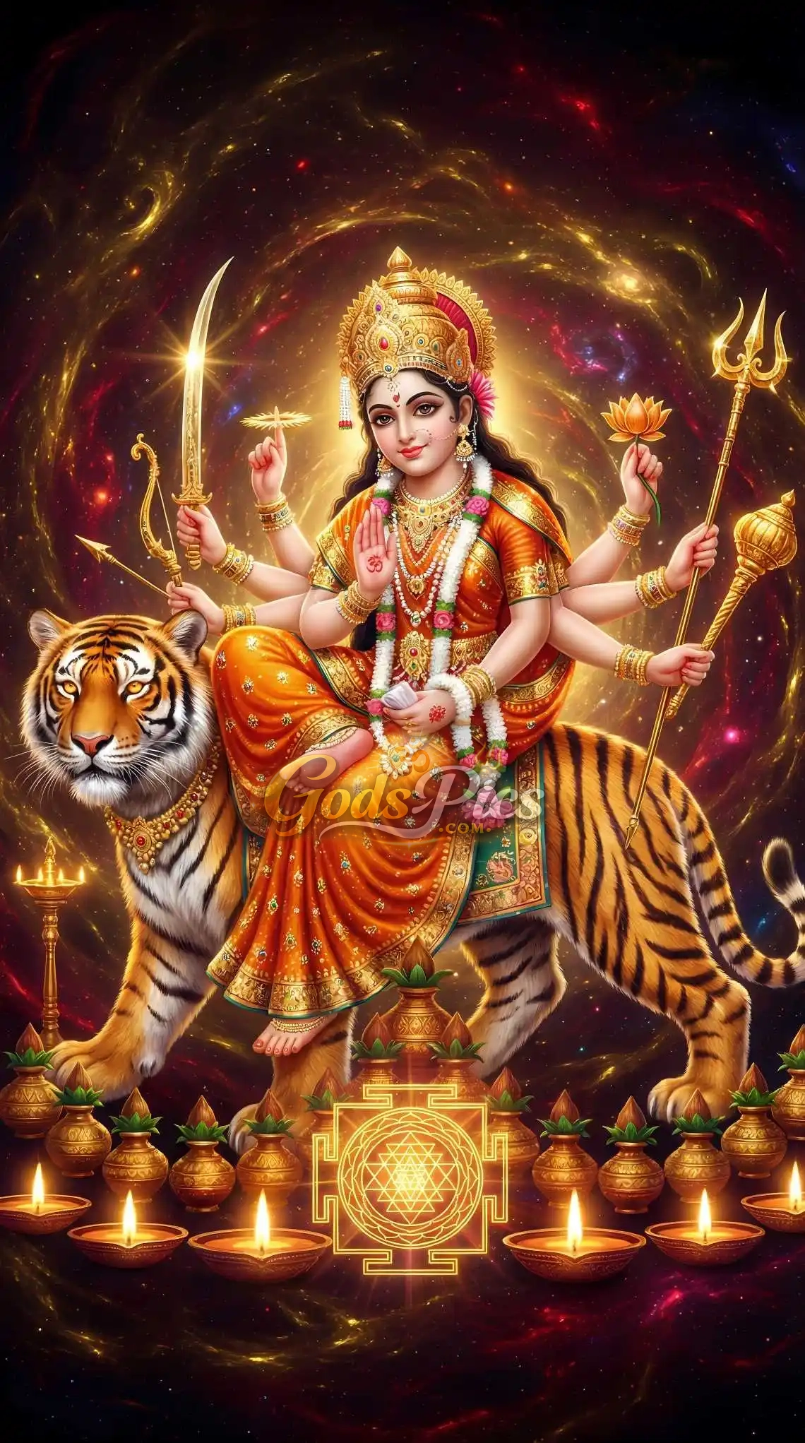 Maa Durga 8K HD Divine Wallpaper (2 Images) - Image 2