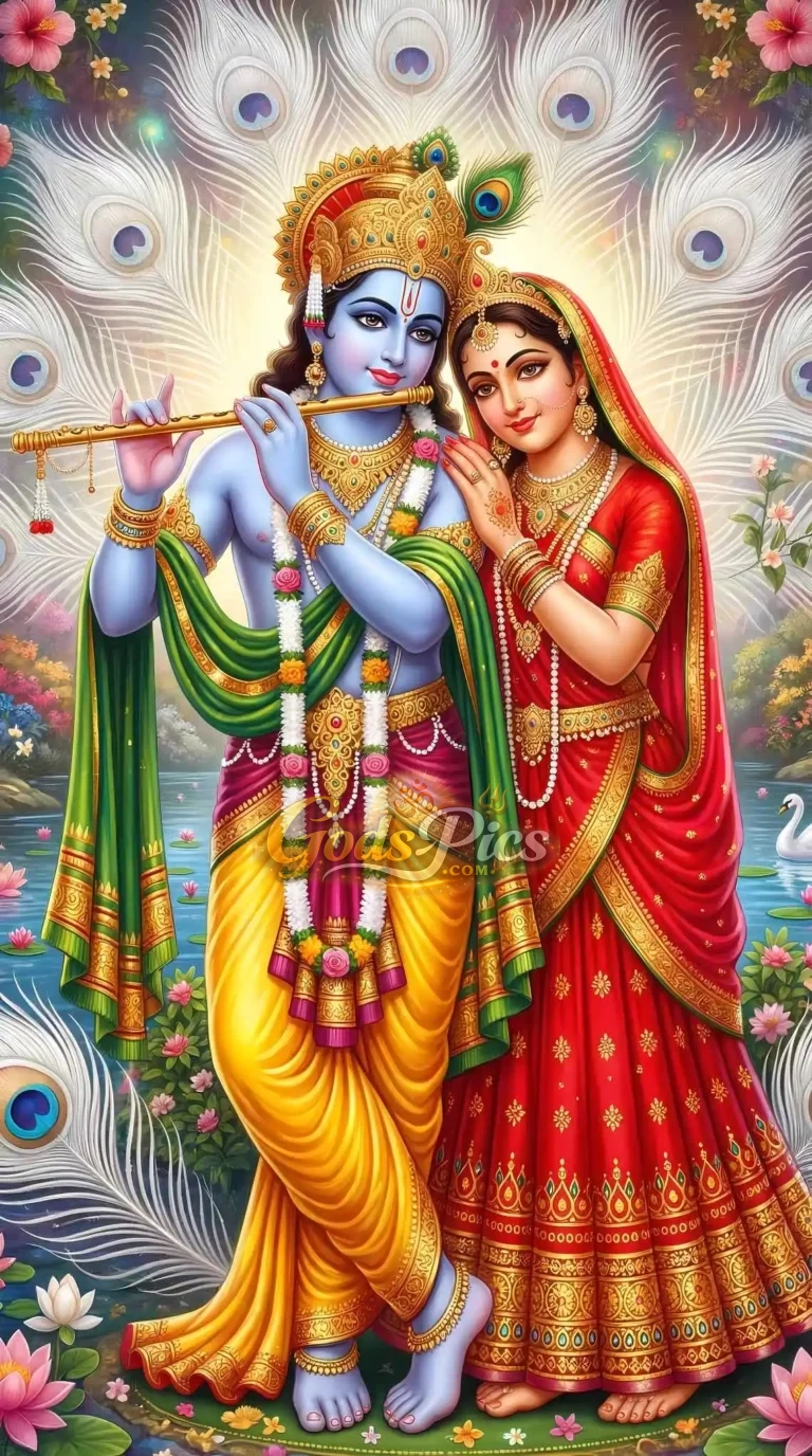 Lord Krishna And Radha Divine Love Beautiful HD Wallpapers(2 Images)