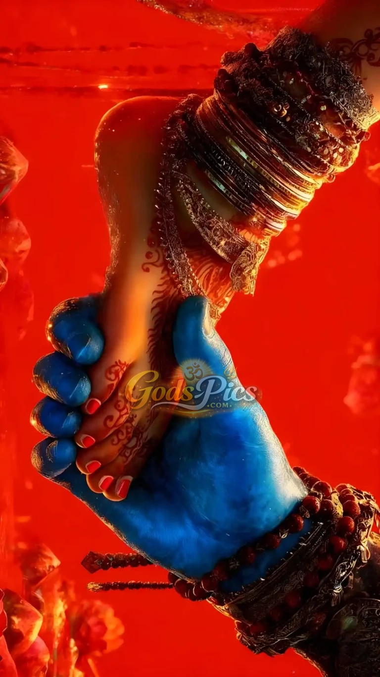 Divine Shiv Parvati Hand Holding Background HD Wallpaper Download