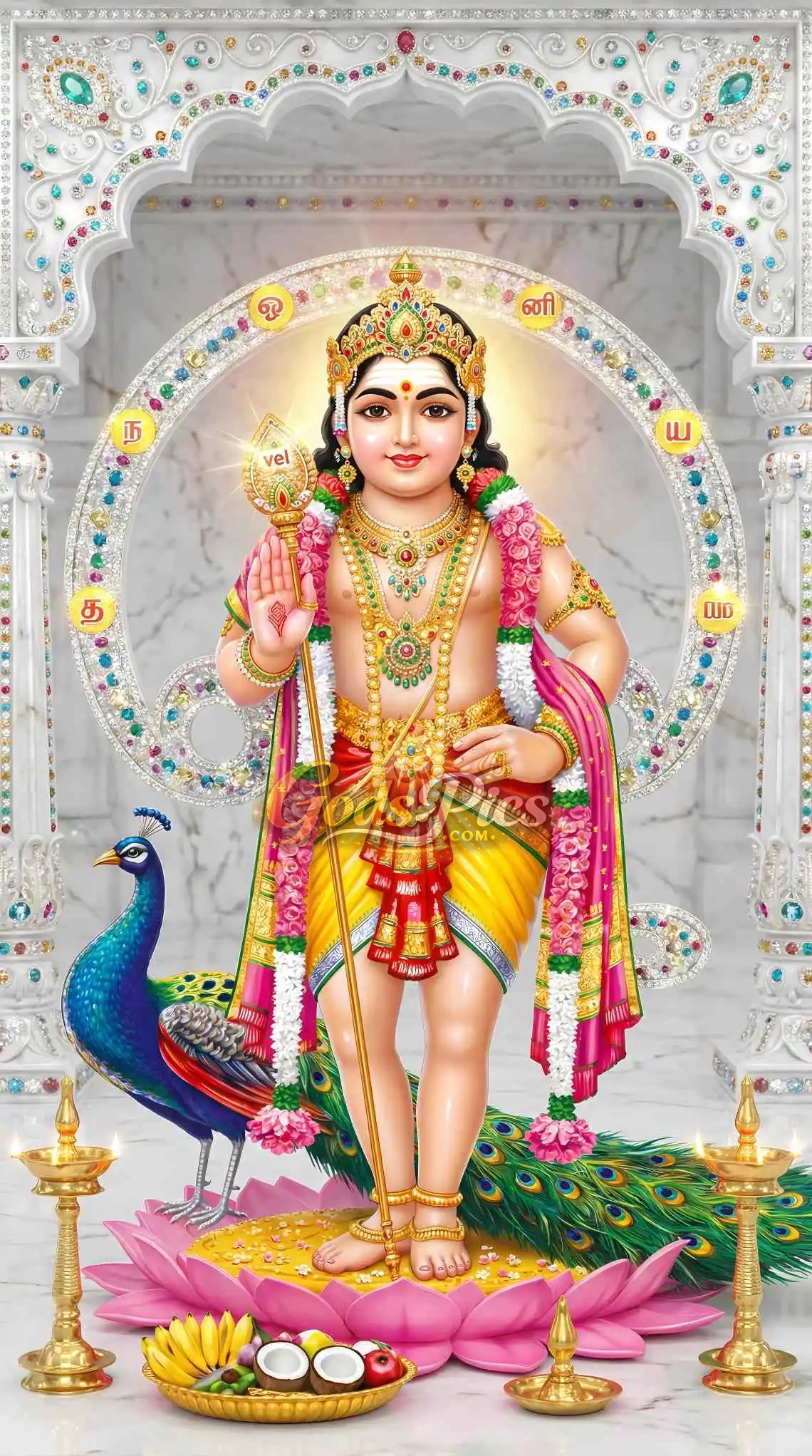Lord Murugan 16K HD Wallpapar Download 1 Shri Murgan HD Wallpaper Best Gods Pics South Indian Gods