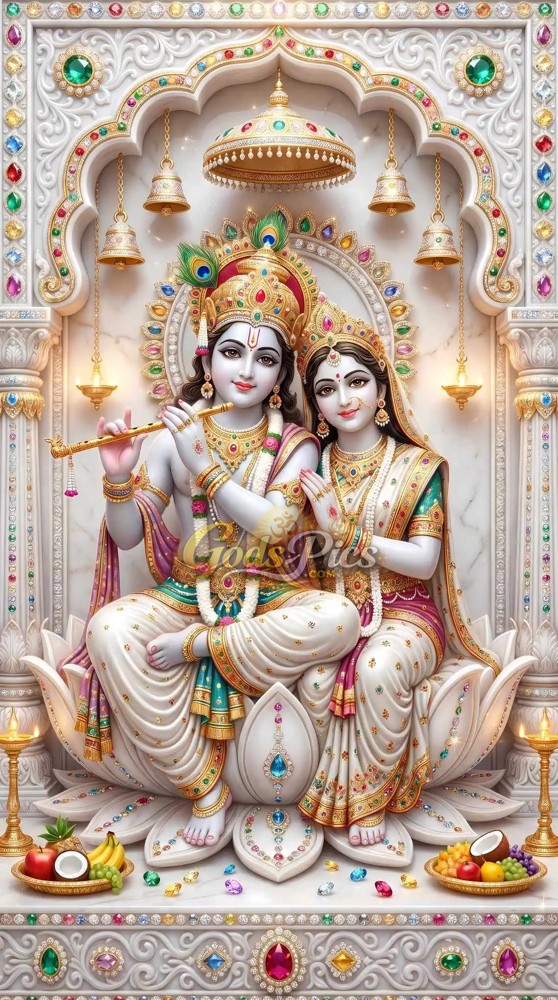 Lord Krishna And Radha Divine Love Beautiful Marble Wallpapers 1 Lord Krishna And Radha Divine Love Beautiful Marble Wallpapers