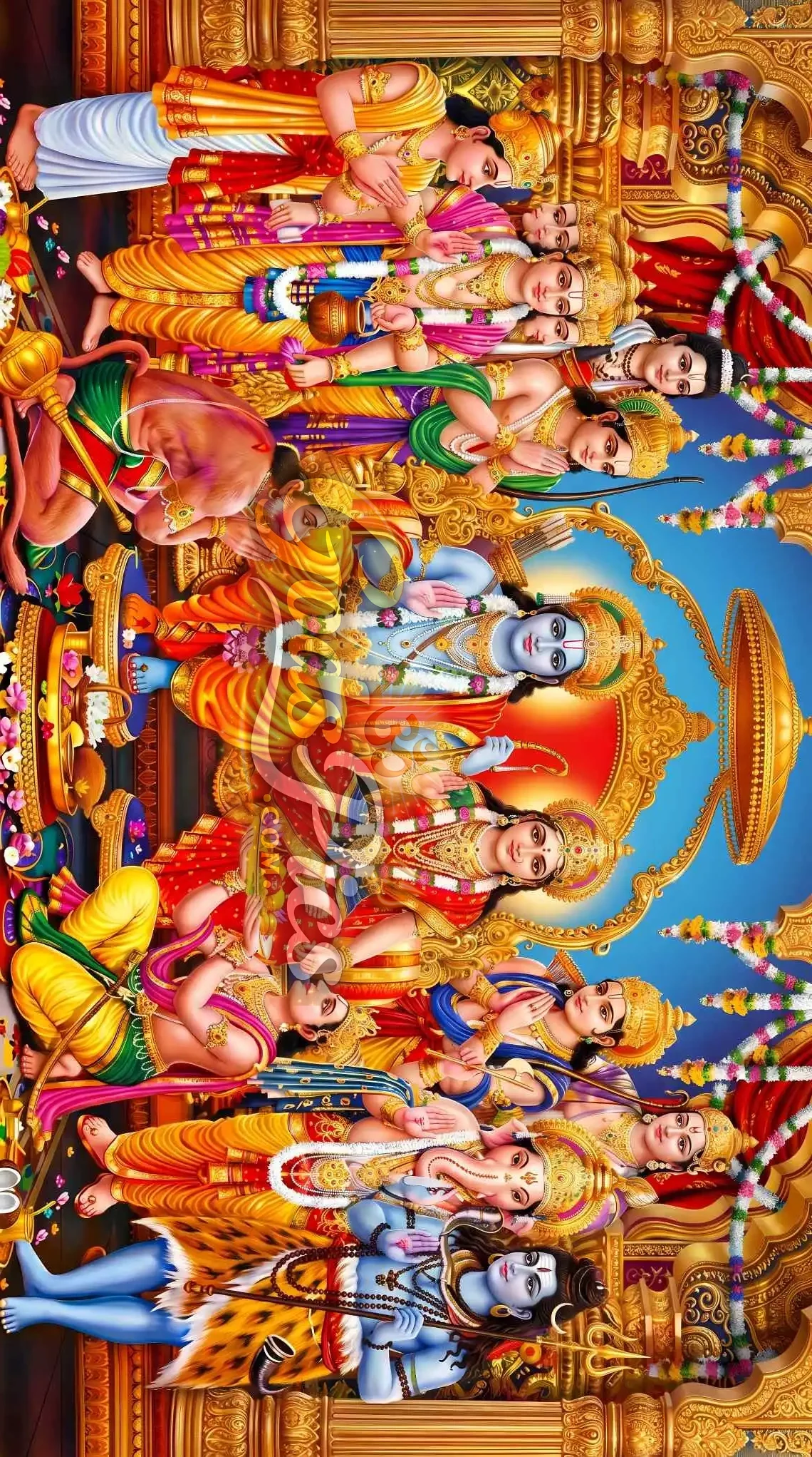 Shri Ram Darbar Full HD Computer Wallpapar (2 Images) 2 Shri Ram Darbar Full HD Computer Wallpapar (2 Images) - Image 2