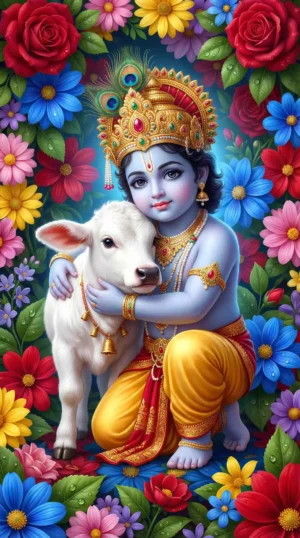 Home 25 Baal Krishna Digital Wallpaper Download Little Krishna HD Wallpaper Krishna Wallpaper