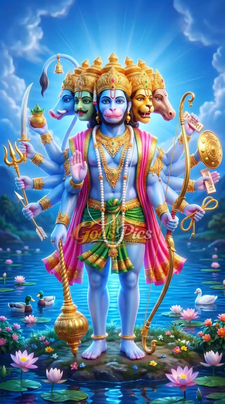 Hanuman Ji Panchmukhi Avtar Wallpaper